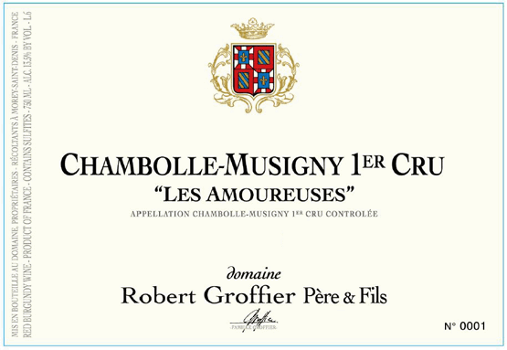 Groffier Chambolle Musigny Premier Cru Les Amoureuses