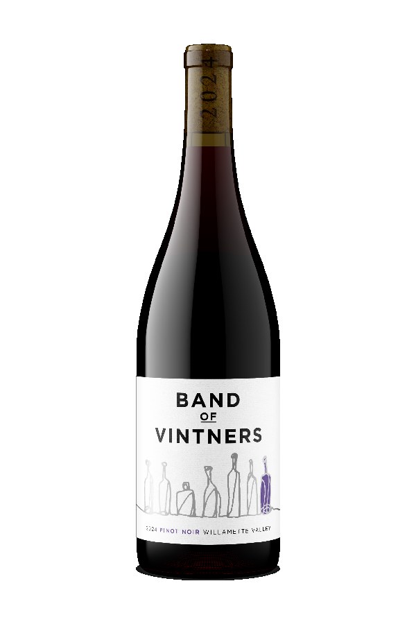 Bottle of Band of Vintners Pinot Noir Willamette Valley 2024