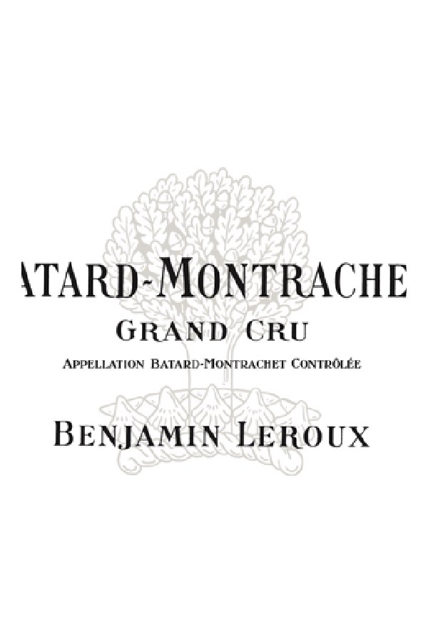 Bottle of  Benjamin Leroux Batard Montrachet Grand Cru 2020