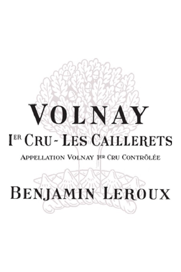 Bottle of  Benjamin Leroux Volnay 1er Cru les Caillerets 2022
