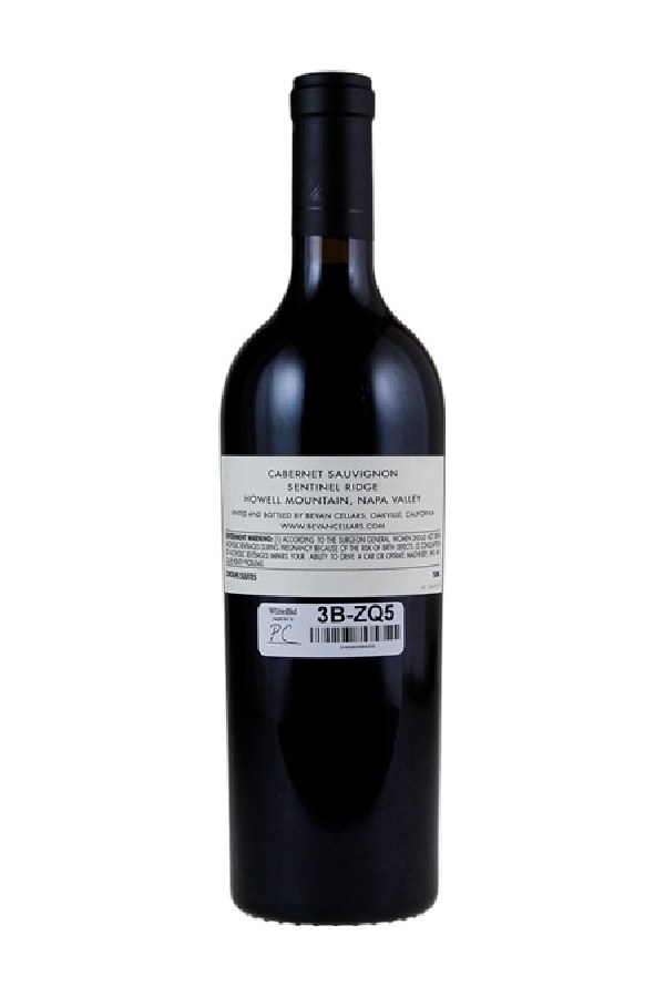 Bottle of  Bevan Cellars Sentinal Ridge Cabernet Sauvignon Napa Valley 2023