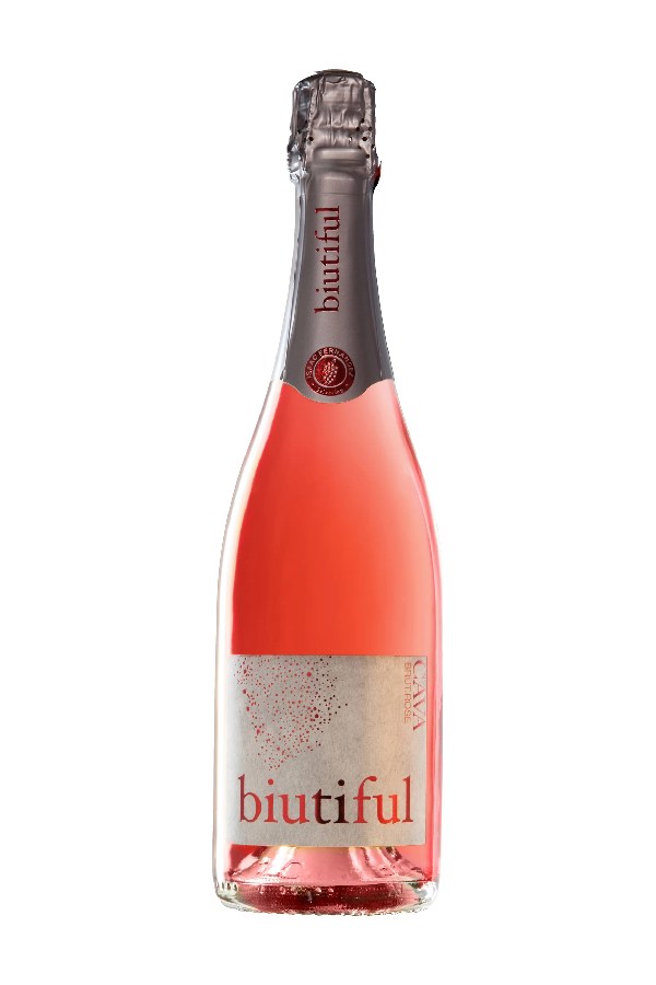 Bottle of  Biutiful Cava Brut Rose 