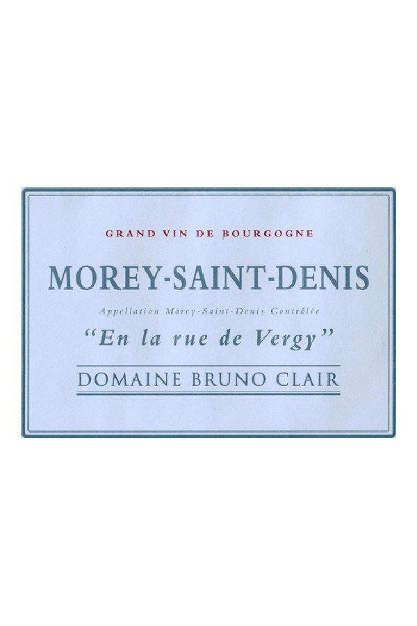 Bottle of Bruno Clair Domaine Bruno Clair Morey Saint Denis 1er Cru Blanc en la Rue de de Vergy 2020