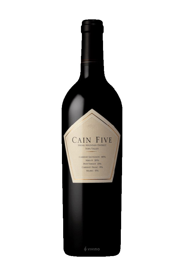 Bottle of Cain Five 2013