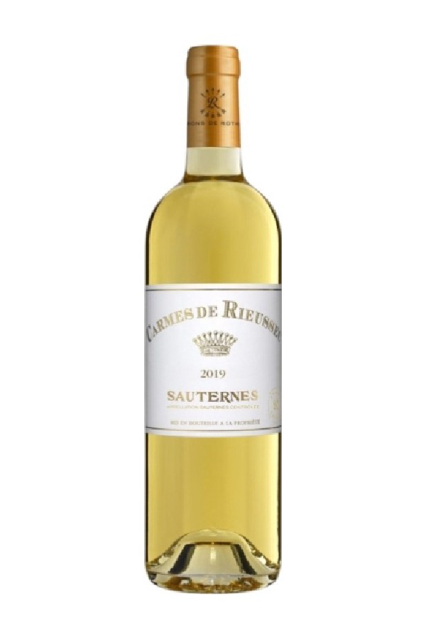 Bottle of  Carmes de Rieussec Sauternes 2019