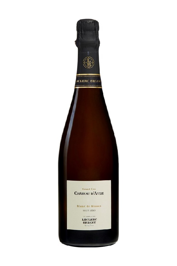 Bottle of  Champagne Leclerc Briant Chateau D'avize Grand Cru Blanc de Blancs Brut Zero 2013