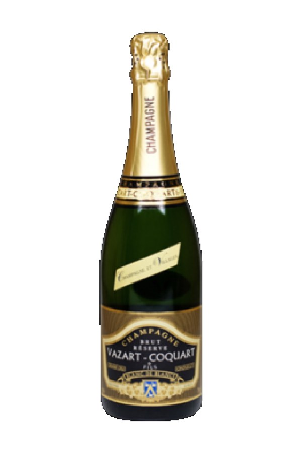 Bottle of  Champagne Vazart-Coquart Brut Reserve Grand Cru Blanc de Blancs 