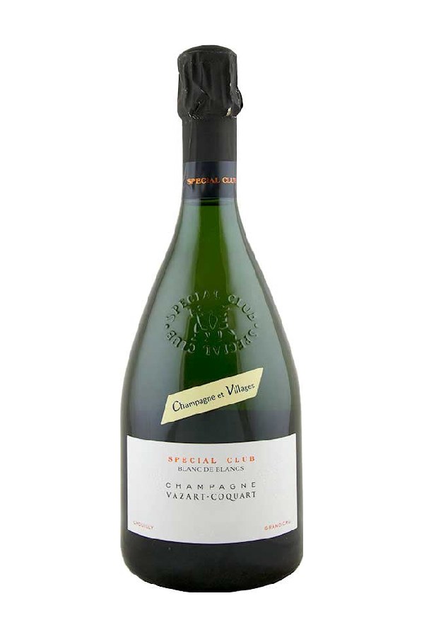 Bottle of  Champagne Vazart-Coquart Special Club Extra Grand Cru Blanc de Blancs 2015