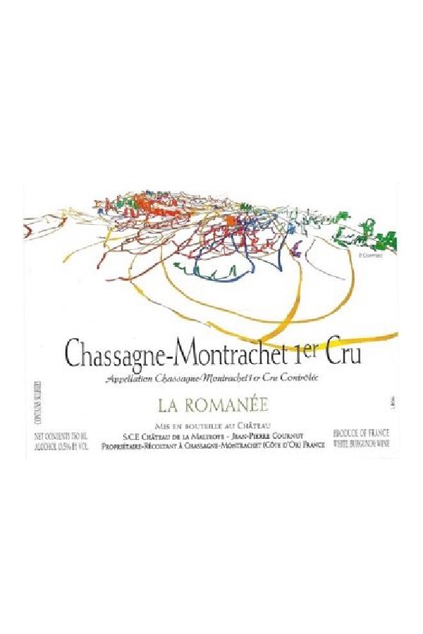 Bottle of  Château de la Maltroye Chassagne Montrachet 1er Cru la Romanee 2021