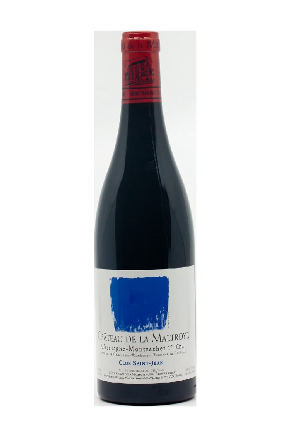 Bottle of  Château de la Maltroye Chassagne Montrachet Rouge 1er Cru Clos Saint Jean 2020