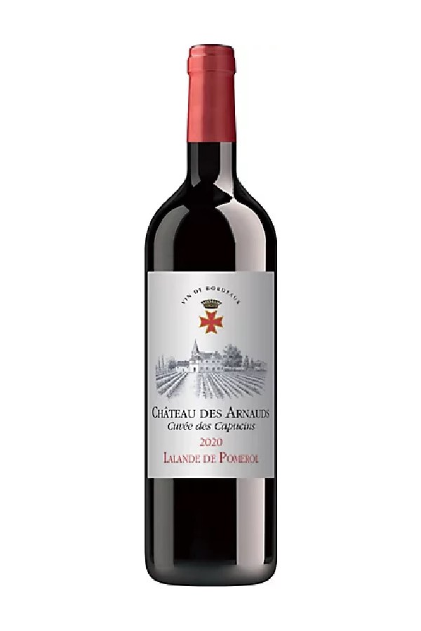 Bottle of  Château des Arnauds Cuvee Capucins Lalande de Pomerol 2019