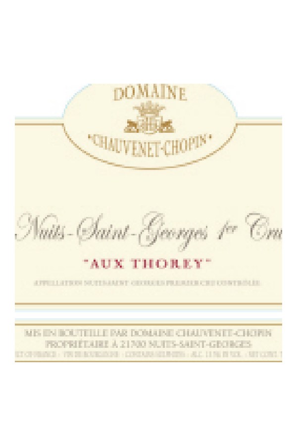 Bottle of Chauvenet-Chopin Domaine Chauvenet-Chopin Nuits Saint Georges 1er Cru aux Thorey 2013