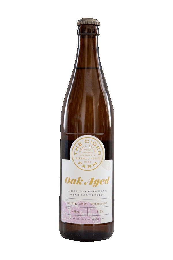 Bottle of Cider Farm Oak Aged Cider
