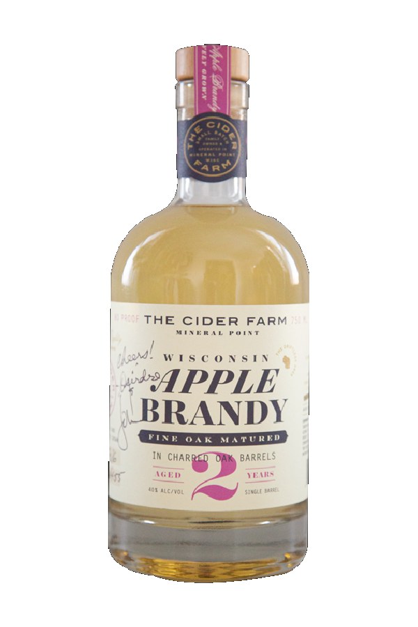 Bottle of Cider Farm The Cider Farm Wisconsin Apple Brandy Aged Two Years