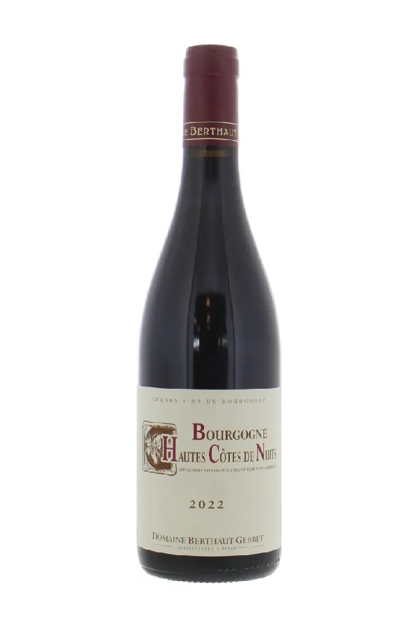 Bottle of  Domaine Berthaut-Gerbet Bourgogne Hautes Cotes de Nuits Rouge 2022