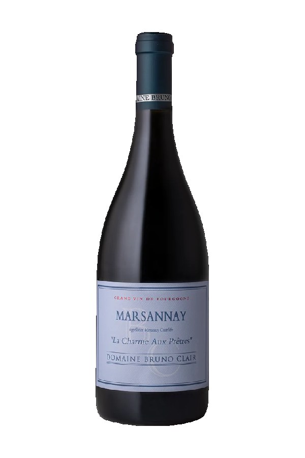 Bottle of  Domaine Bruno Clair Marsannay Rouge les Charmes aux Pretres 2023