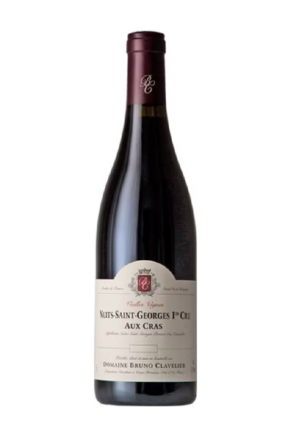 Bottle of  Domaine Bruno Clavelier Nuits Saint Georges 1er Cru aux Cras 2017