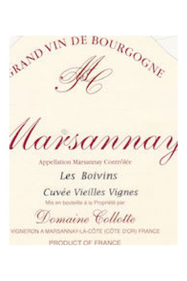 Bottle of  Domaine Collotte Marsannay les Boivins 2023
