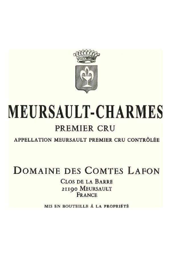 Bottle of  Domaine des Comte Lafon Meursault 1er Cru les Charmes 2023
