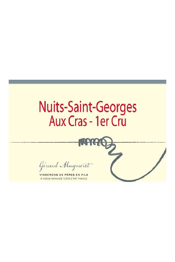 Bottle of  Domaine Gerard Mugneret Nuits Saint Georges 1ER Cru aux Cras 2023