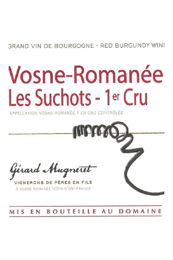 Bottle of  Domaine Gerard Mugneret Vosne Romanee 1ER Cru les Suchots 2023
