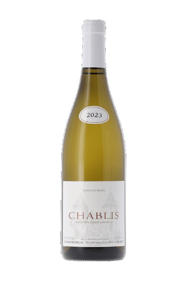 Bottle of  Domaine Gerard Tremblay Chablis 2023