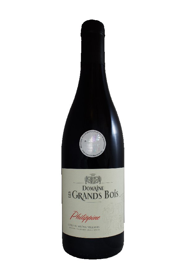 Bottle of  Domaine Grand Bois Cotes du Rhone Phillipine 2022