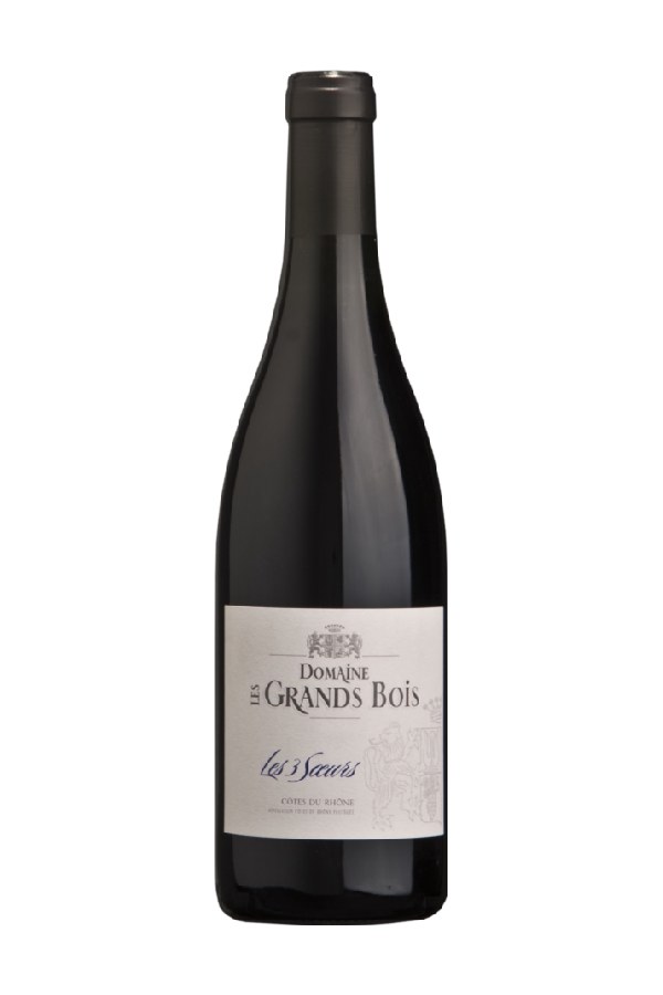 Bottle of  Domaine Grand Bois Cotes du Rhone Trois Soeurs 2023