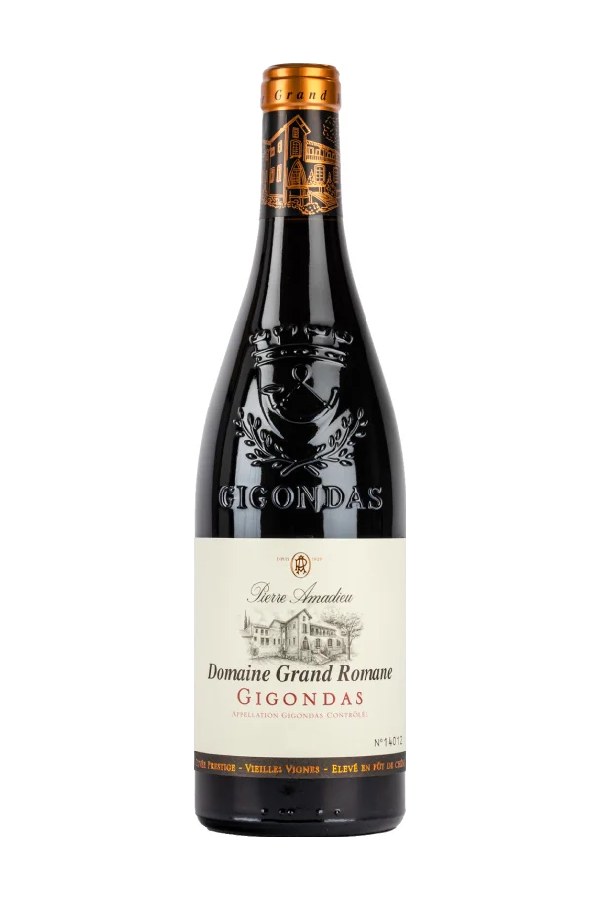 Bottle of  Domaine Grand Romane Gigondas Rouge Cuvee Prestige 2022