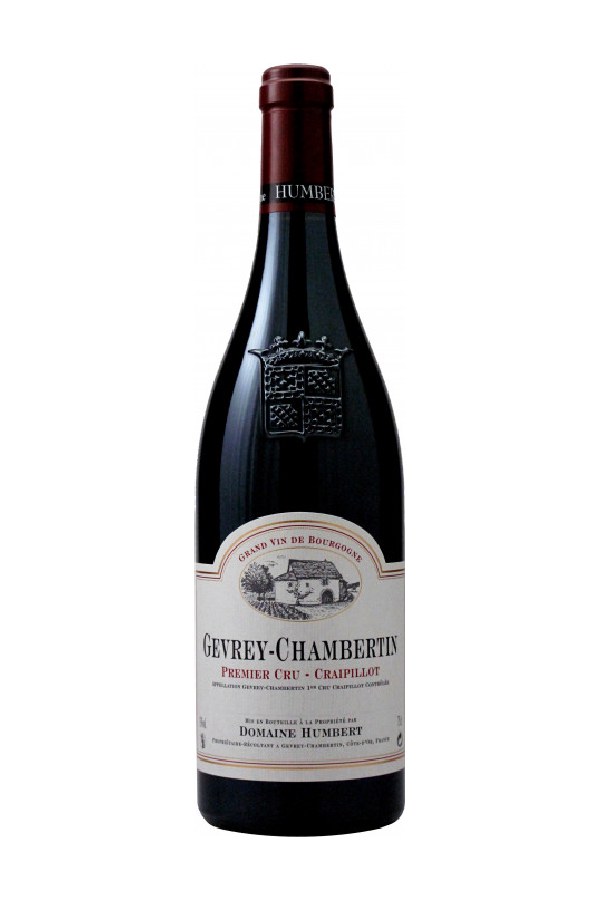 Bottle of  Domaine Humbert Freres Gevrey Chambertin 1er Cru Crapillot 2018
