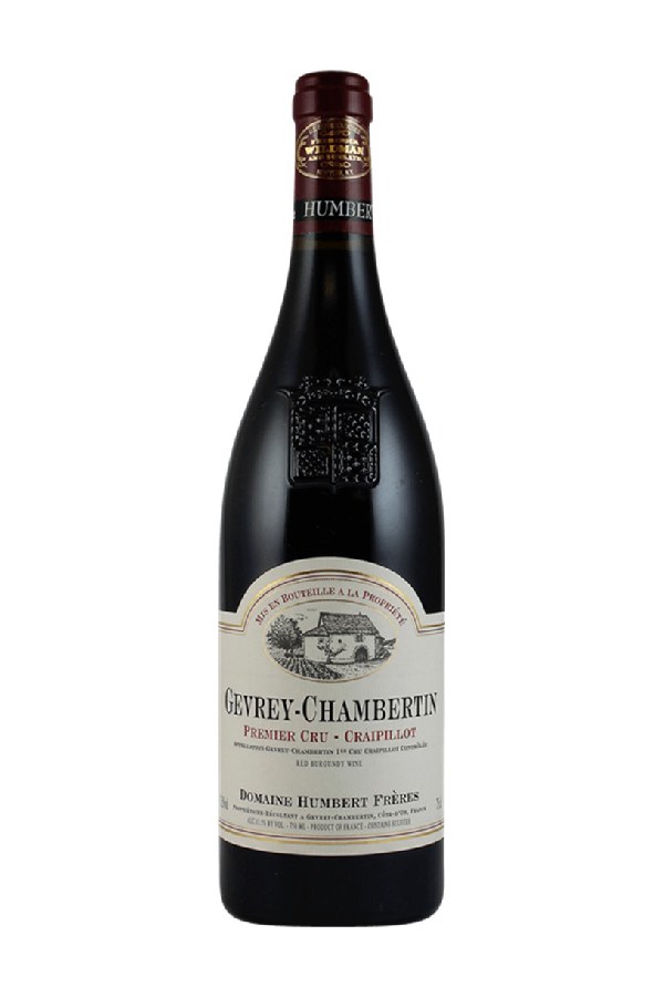 Bottle of  Domaine Humbert Freres Gevrey Chambertin 1er Cru Crapillot 2019