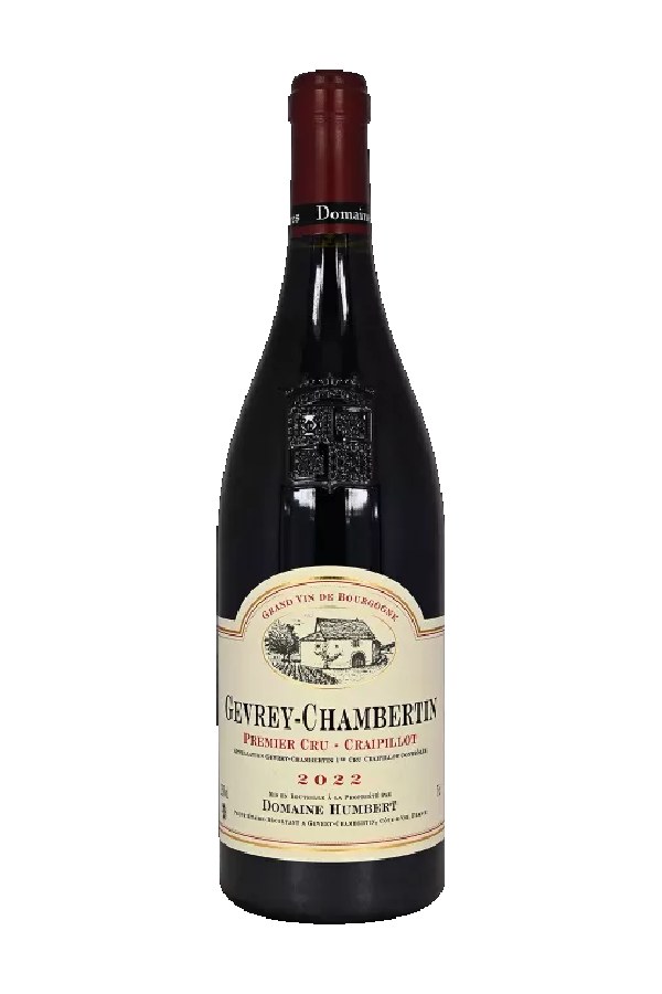 Bottle of  Domaine Humbert Freres Gevrey Chambertin 1er Cru Crapillot 2022