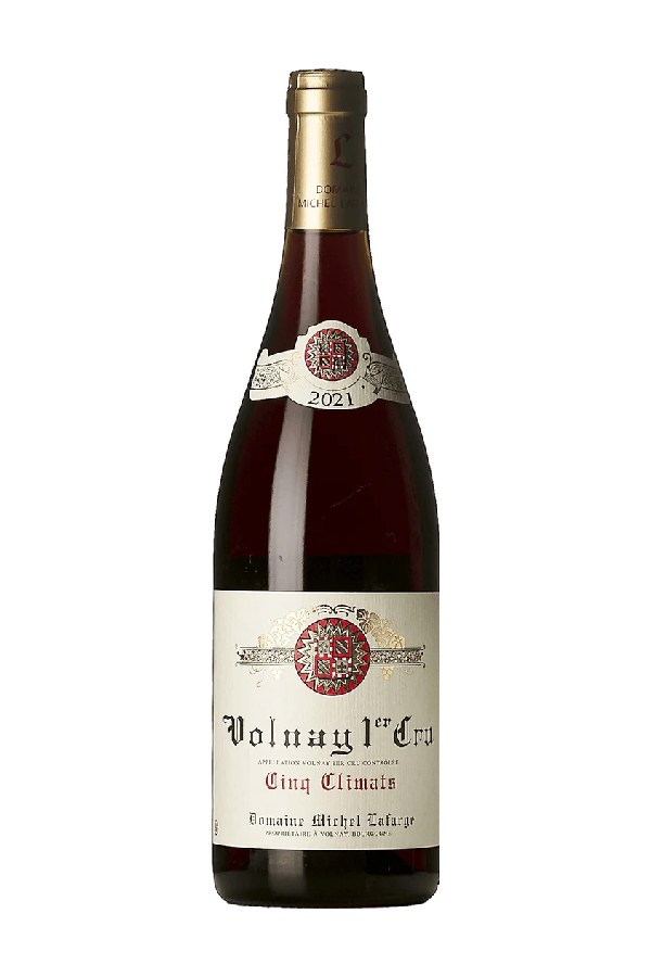 Bottle of  Domaine Michel Lafarge Volnay 1er Cru Clinq Climats 2021