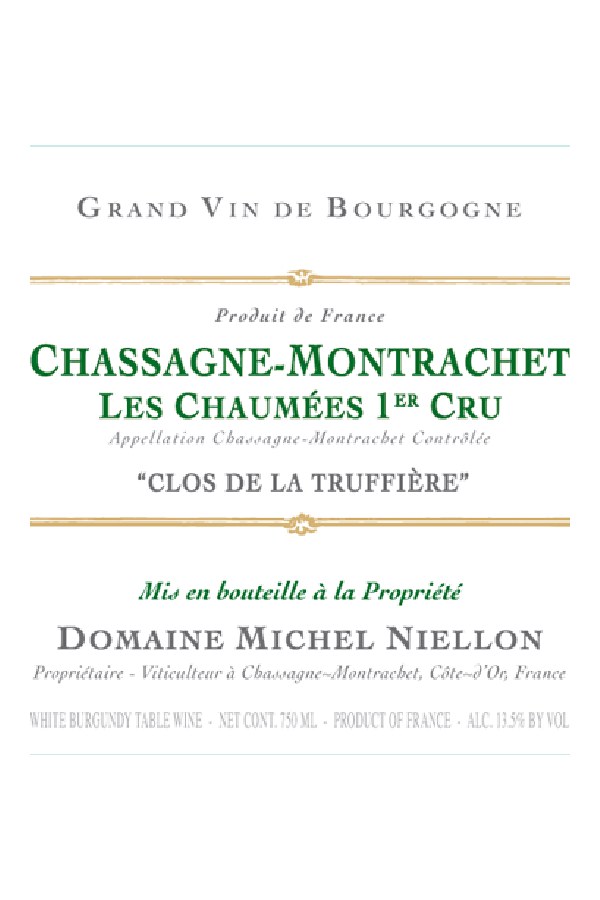 Bottle of Domaine Michel Niellon Chassagne Montrachet 1er Cru les Chaumees 2023
