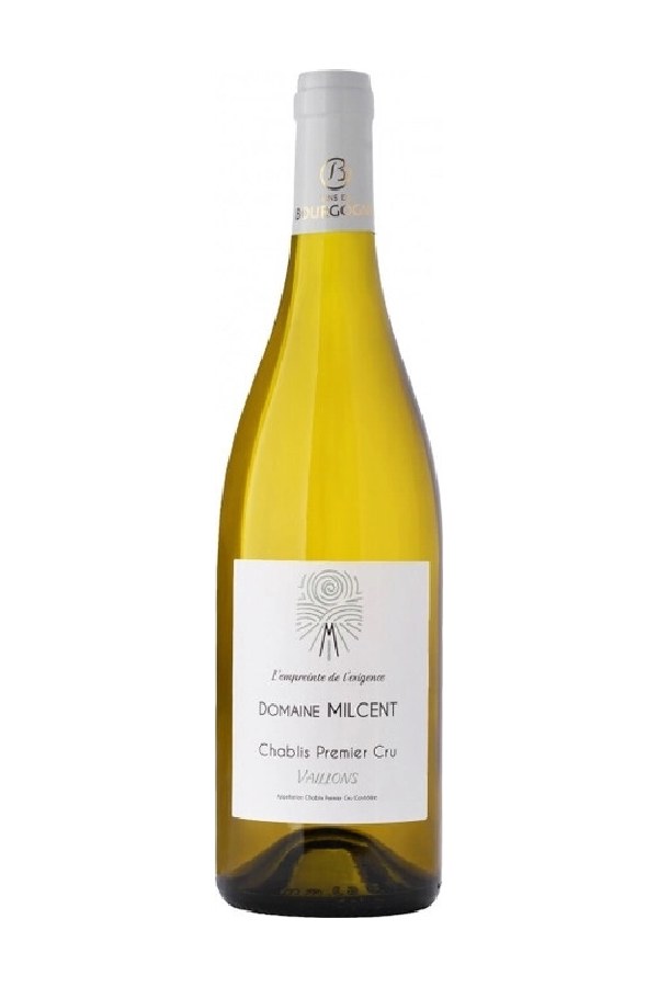 Bottle of  Domaine Milcent Chablis 1er Cru les Vaillons 2021
