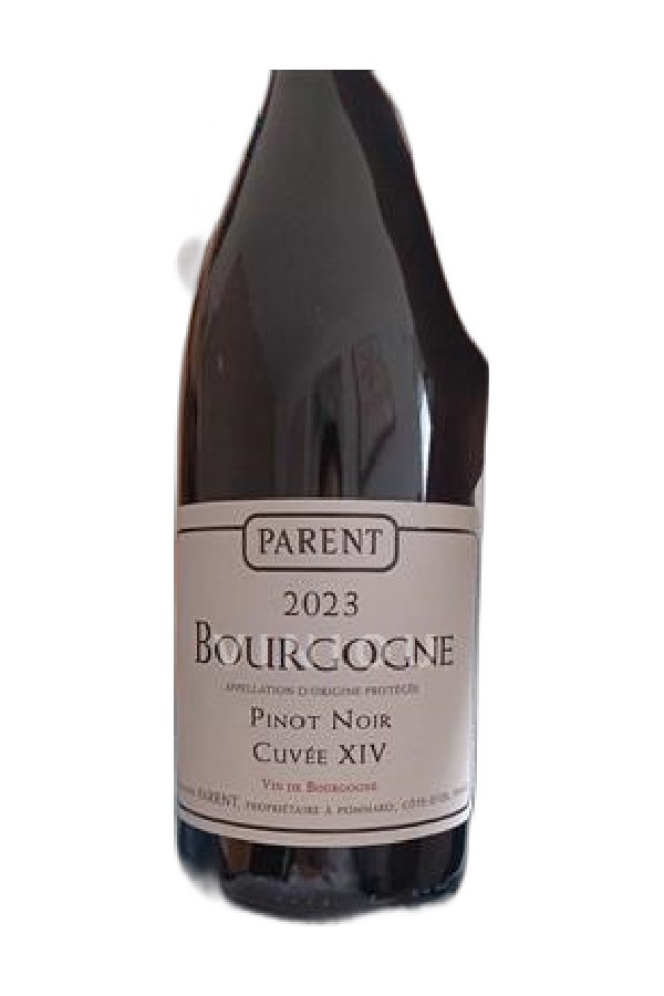 Bottle of Domaine Parent Bourgogne Pinot Noir Cuvee XIV 2023