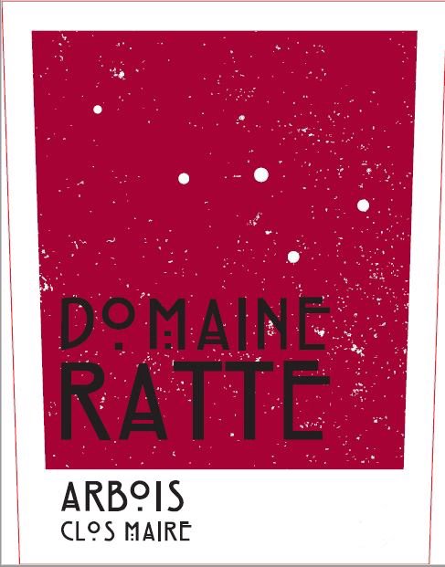Bottle of Domaine Ratte Arbois Rouge Clos Maire 2016
