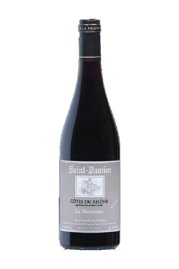 Bottle of  Domaine Saint Damien Cotes du Rhone la Bouveau 2020
