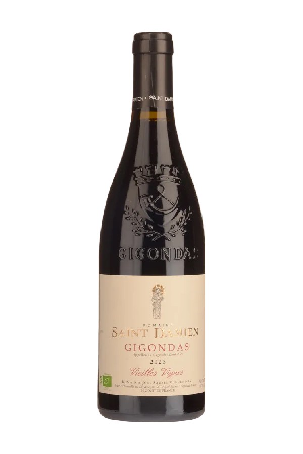 Bottle of Domaine Saint Damien Gigondas Vieilles Vignes 2023
