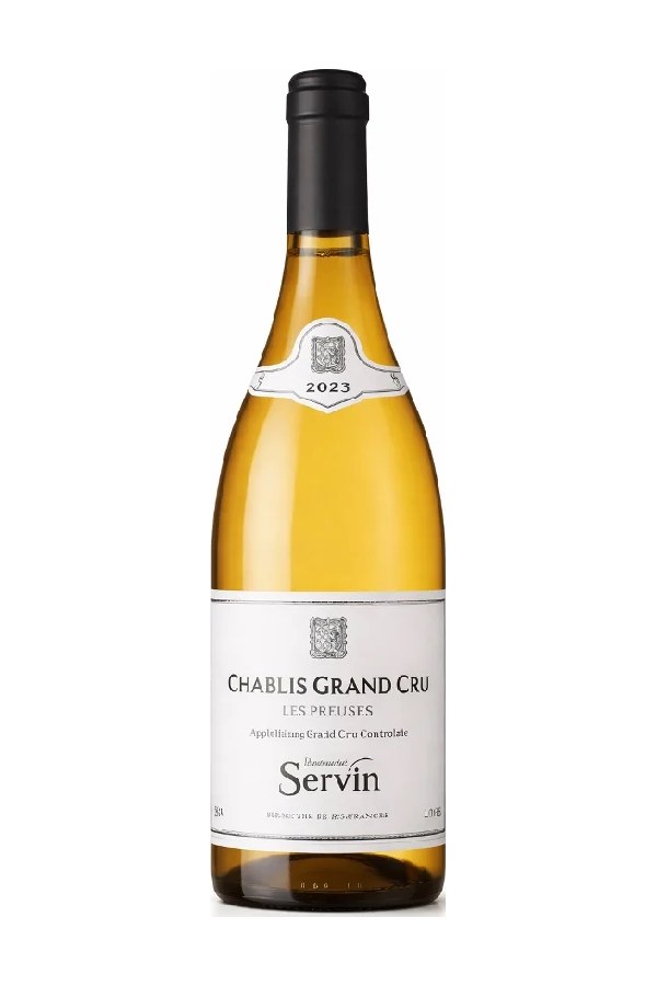 Bottle of  Domaine Servin Chablis Grand Cru les Preuse 2023