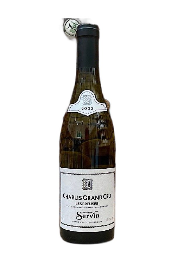 Bottle of  Domaine Servin Chablis Grand Cru les Preuses 2019