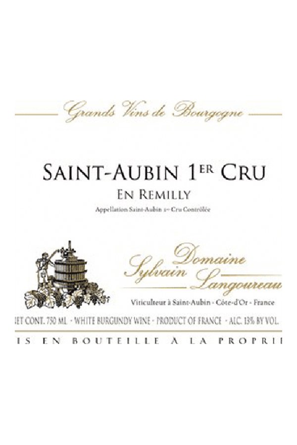 Bottle of  Domaine Sylvain Langoureau Saint Aubin 1er Cru en Remilly 2024