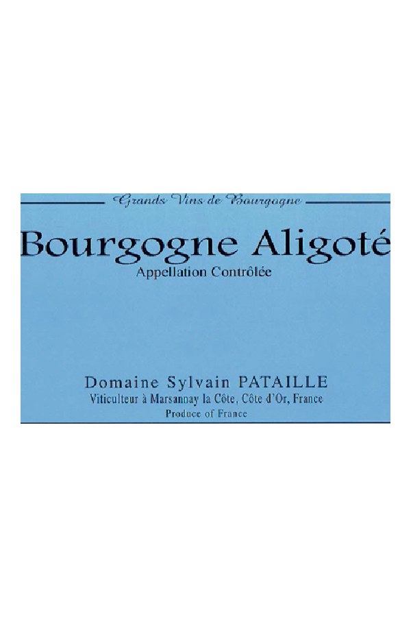 Bottle of  Domaine Sylvain Pataille Bourgogne Aligote 2023