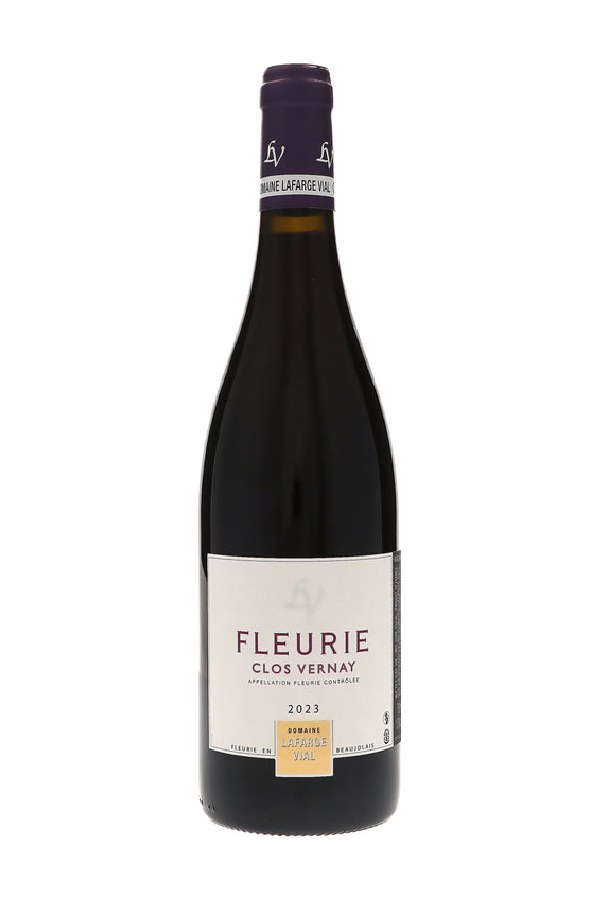Bottle of  Domiane Lafarge Vial Fleurie Clos Vernay 2023