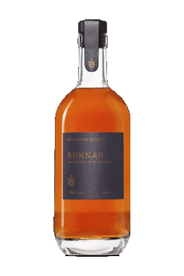 Bottle of Far North Spirits 4 Year Old Roknar Bonded Rye Whiskey