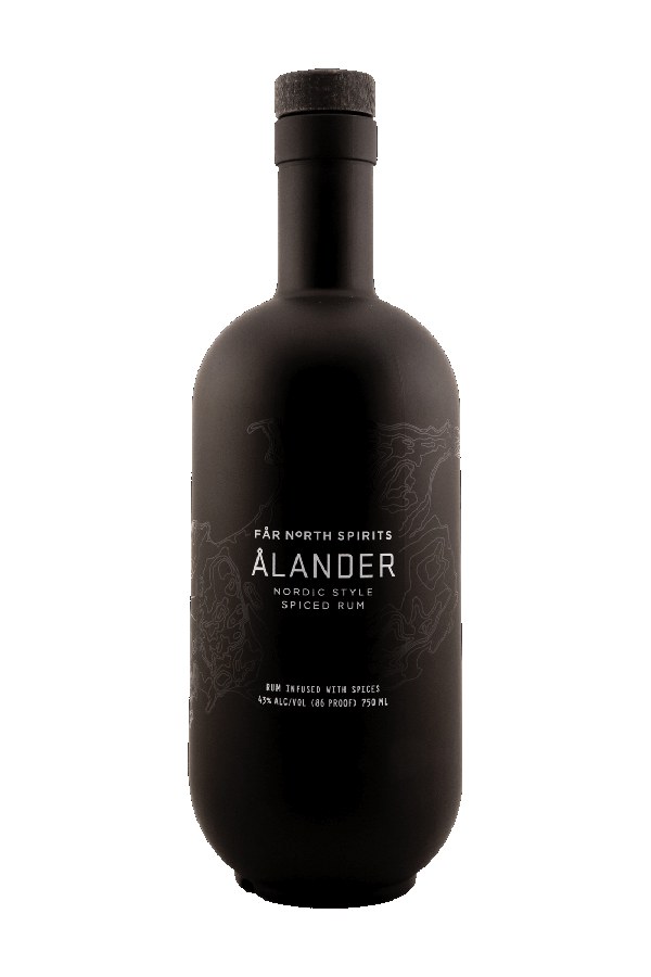 Bottle of Far North Spirits Alander Nordic Style Spiced Rum