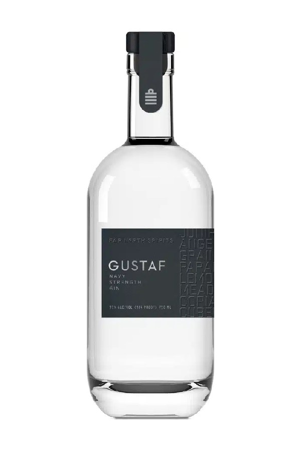 Bottle of Far North Spirits Gustaf Navy Strength Gin