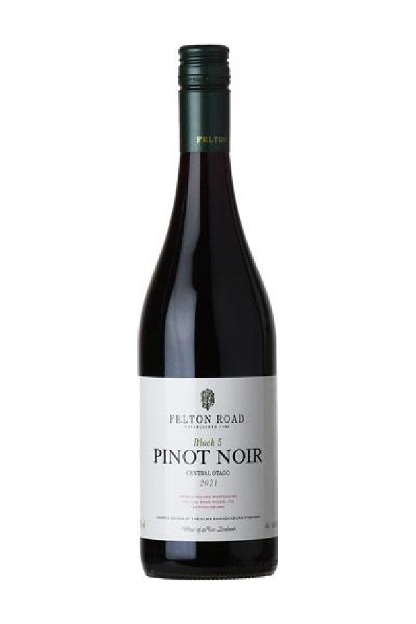 Bottle of Felton Road Wines Pinot Noir Block 5 Central Otago 2021