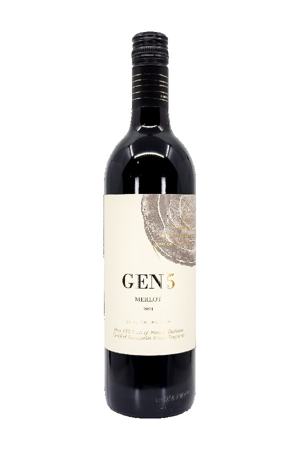 Bottle of GEN5 Merlot 2024