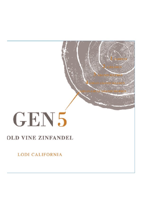 Bottle of GEN5 Zinfandel 2024